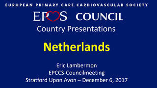 Slides: Organisation of  Primary Care in the Netherlands
