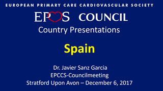 Slides: Cardiovascular Primary Care in Spain