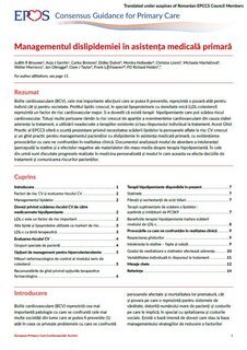 Managementul dislipidemiei în asistența medicală primară