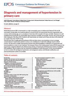 Diagnosis and management of hypertension in primary care