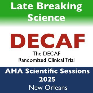 DECAF - A cup of coffee a day could keep atrial fibrillation from coming back