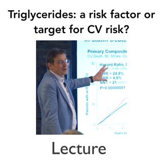 Triglycerides: a risk marker or target for CV risk?