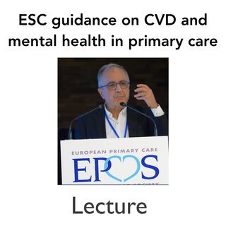 ESC guidance on CVD and mental health in primary care
