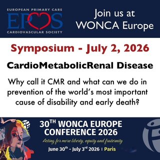 EPCCS Symposium at WONCA 2026 on CardioMetabolicRenal  Disease